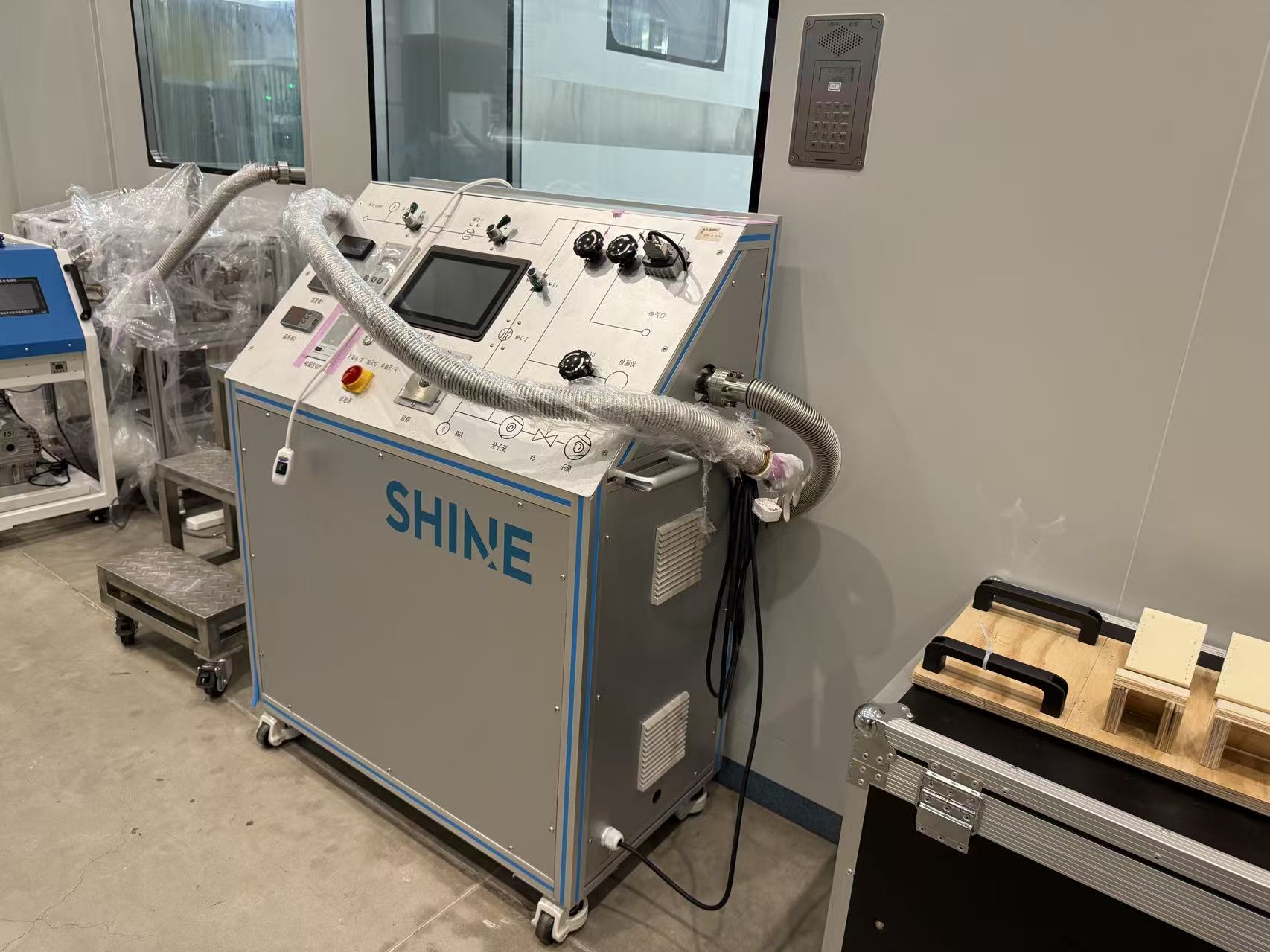 semi automated slow pumping and slow venting system in delivered